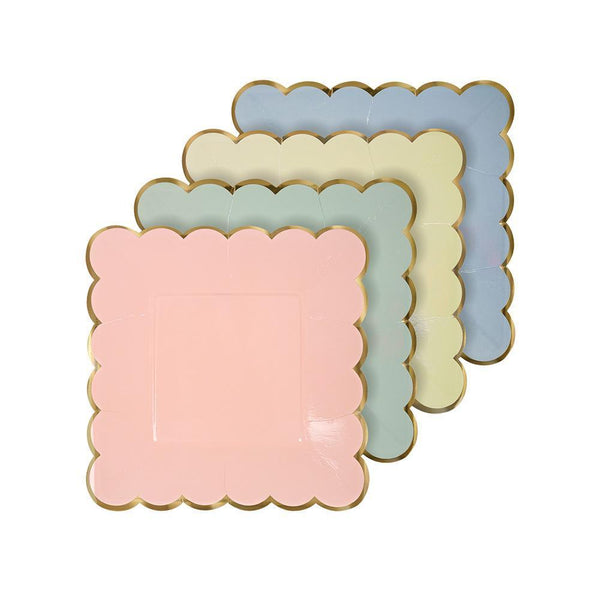 Assorted Pastel Plates (small) - IMAGINE Party Supplies