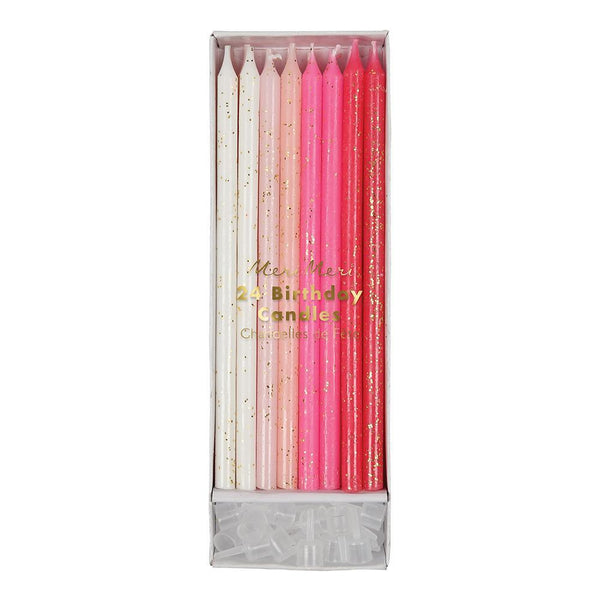 Pink Candles - IMAGINE Party Supplies