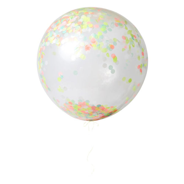 Neon Giant Confetti Balloon Kit - IMAGINE Party Supplies