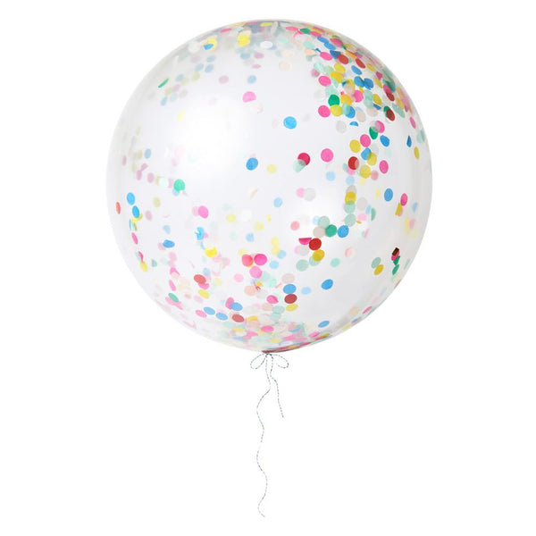 Multicolor Giant Confetti Balloon Kit - IMAGINE Party Supplies