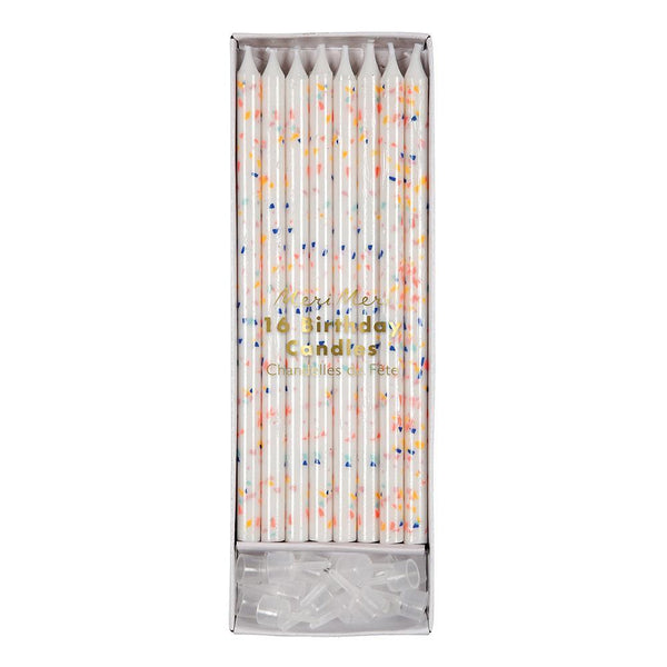 Multicolor Flecks Candles - IMAGINE Party Supplies