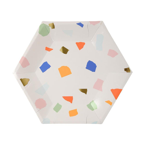 Bright Terrazzo Plates (small) - IMAGINE Party Supplies