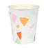 Bright Terrazzo Cups - IMAGINE Party Supplies
