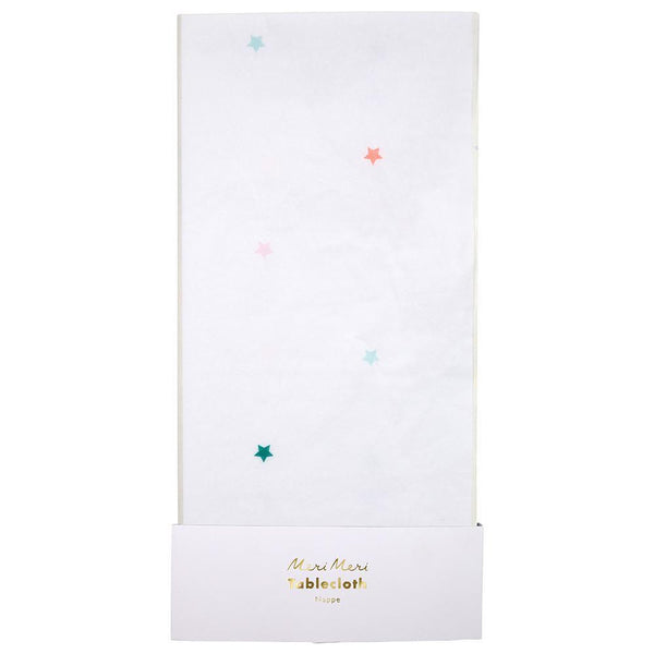 Multicolor Stars Table Cloth - IMAGINE Party Supplies