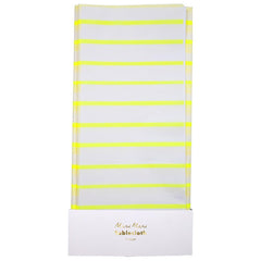Yellow Stripe Table Cloth
