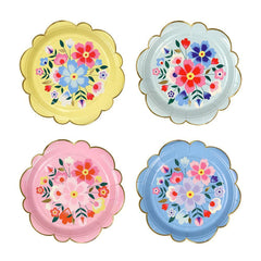 Bright Flower Plates (small)