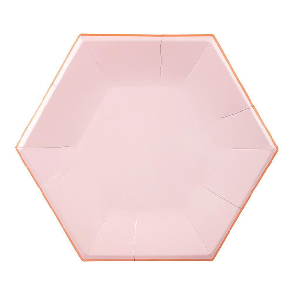 Pink Pastel Plates (large) - IMAGINE Party Supplies
