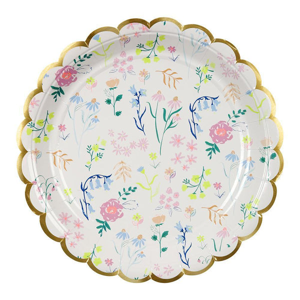 Wildflower Plates (large) - IMAGINE Party Supplies